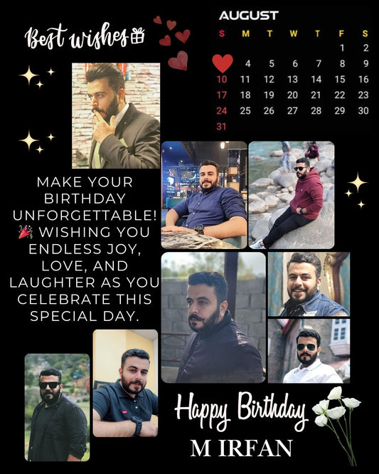 Birthday Customise Frame For Your Loved Ones