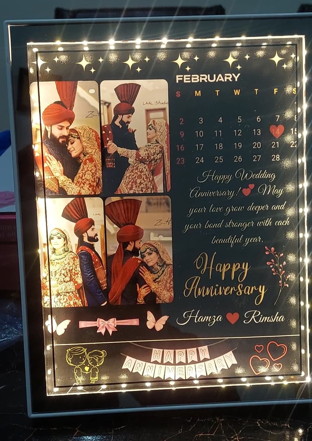 3D LED Magic Mirror Frame - Anniversary - Birthday - Best Gift For Your Loved Ones!
