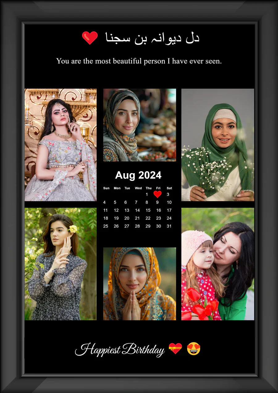 Different Customized Frame Gift For Your Loved Ones Large Size 10x14 inches